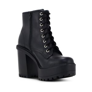 Marco Republic Vancouver Platform Combat Booties Black Size 10